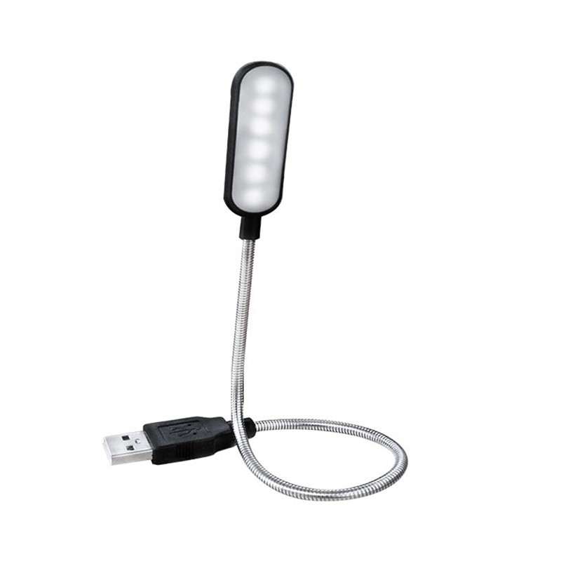 Desk Setup Laptop - Mini 4 Lampu Buku LED Lampu
