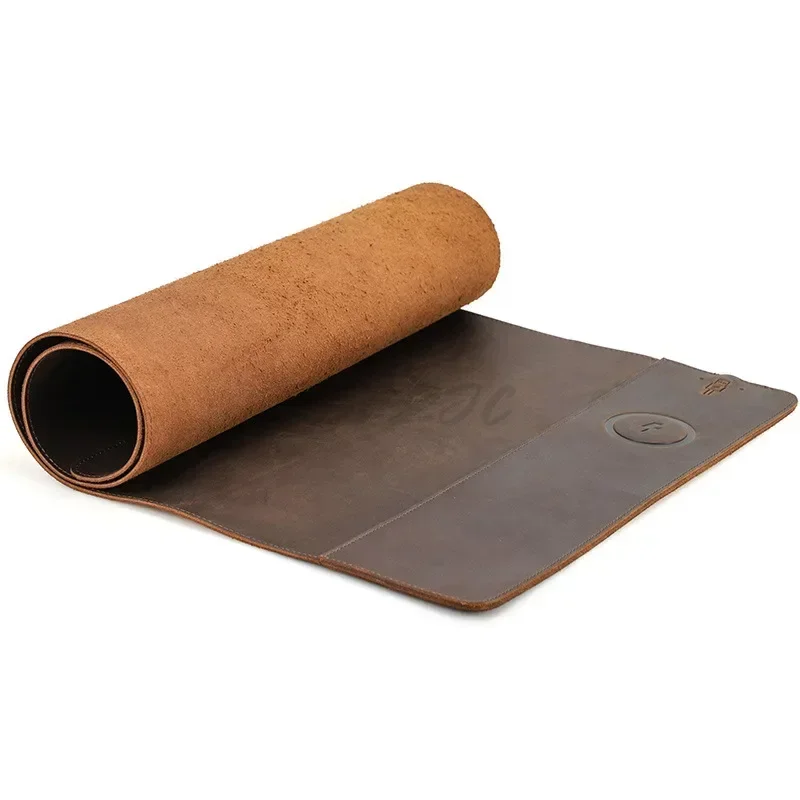 Desk Pad Leather Large - Alas meja komputer kulit sapi antik,