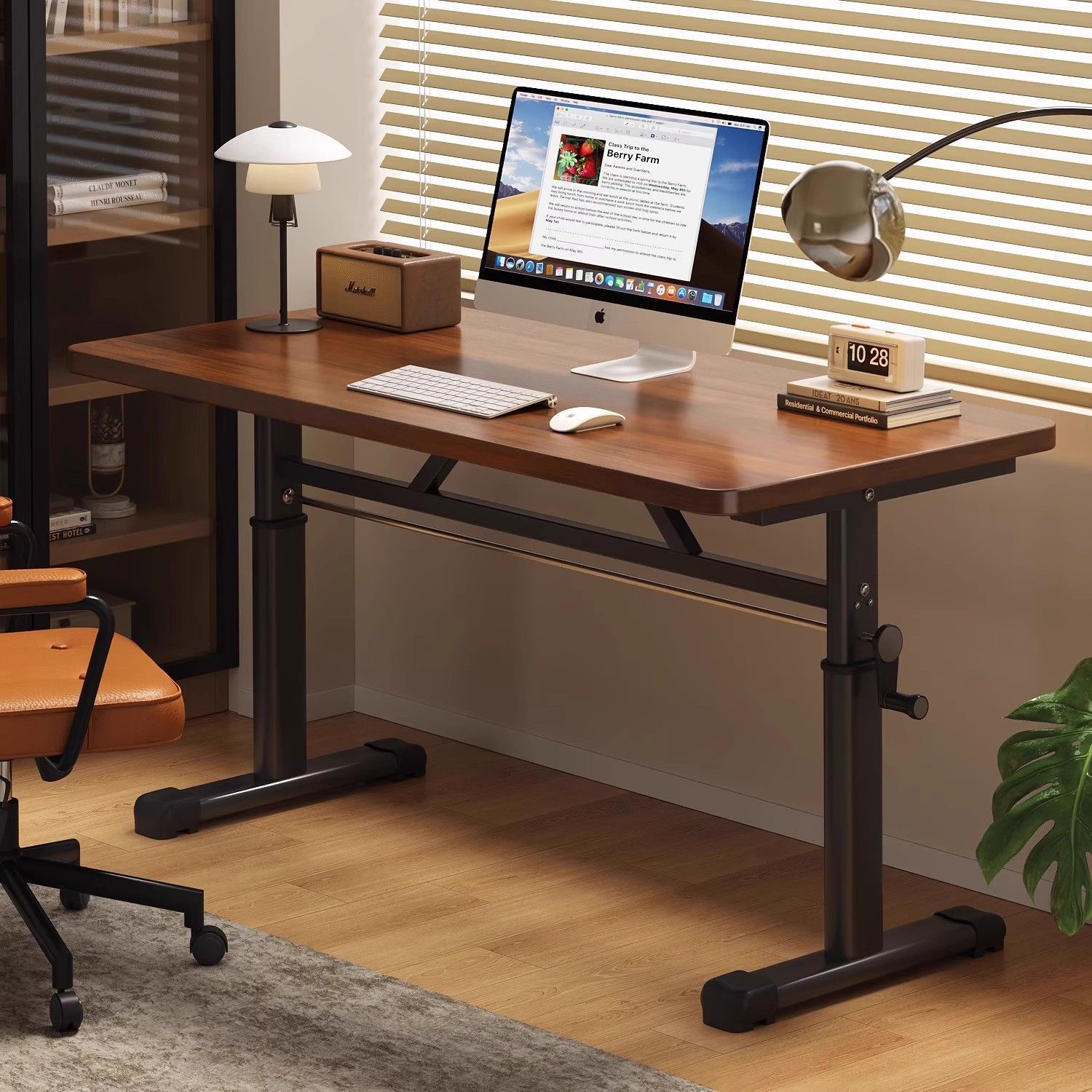 Desk Setup Laptop - Meja Komputer Modern Sederhana dengan Ketinggian