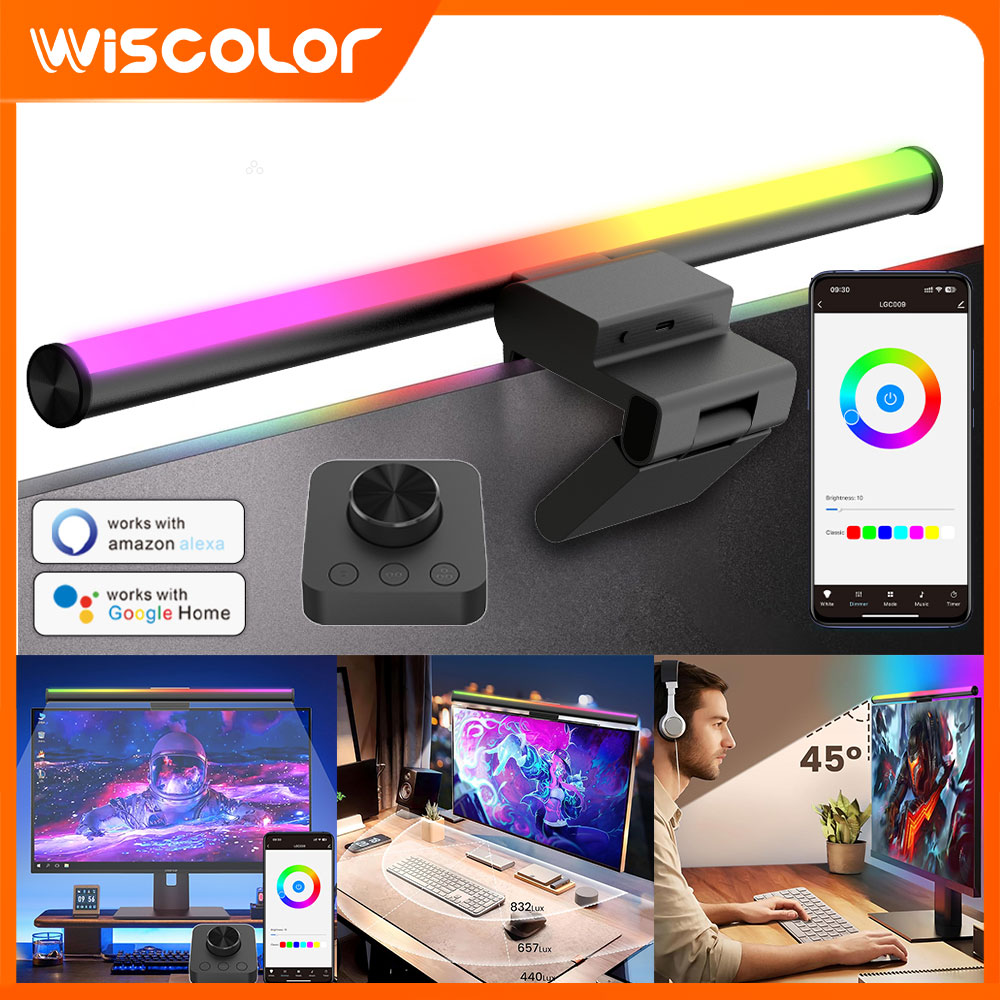 Desk Setup No Monitor - Lampu Gantung Layar Monitor Lampu LED