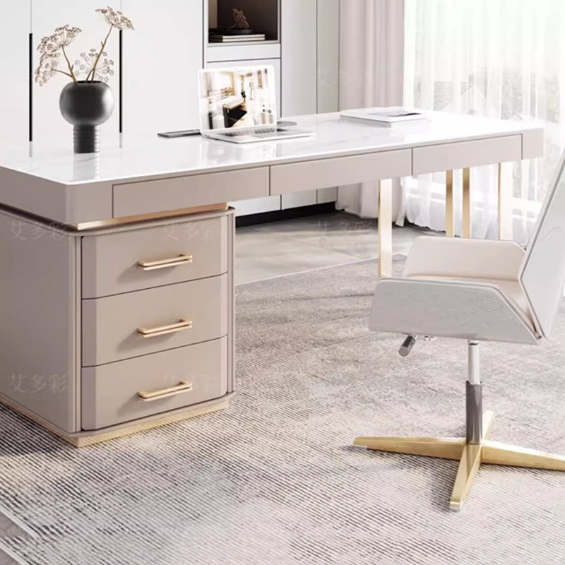Desk Setup No Computer - Meja Kantor Laci Minimalis Mewah Modern