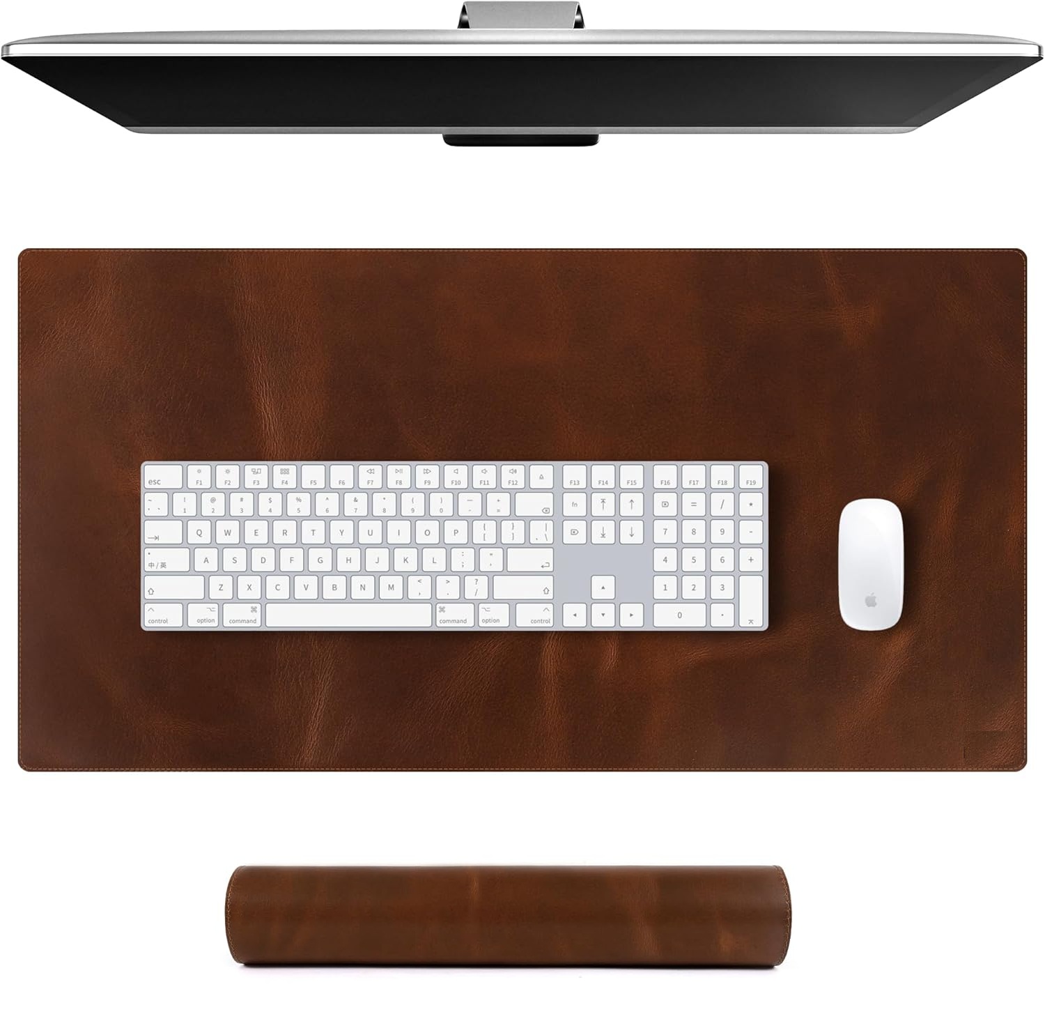 Desk Pad Leather Large - Alas Meja Kulit Asli, Penutup Meja