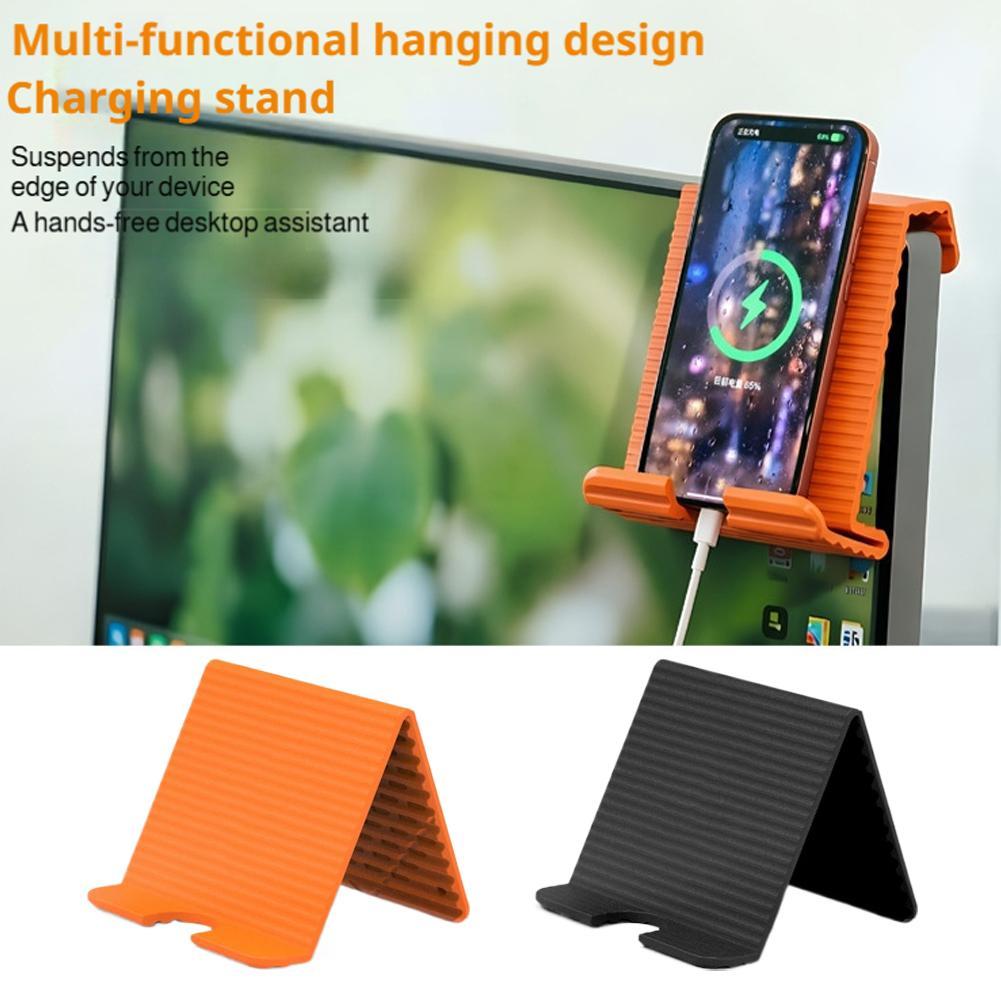 Dual Phone Holder - Penyangga Ponsel Silikon Portabel, Dudukan Malas