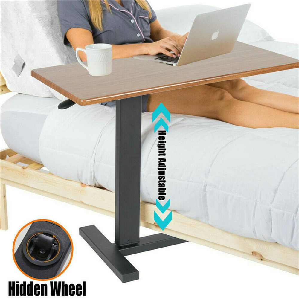 Desk Setup Laptop - Besar Bergulir Overbed Meja Laptop Tinggi