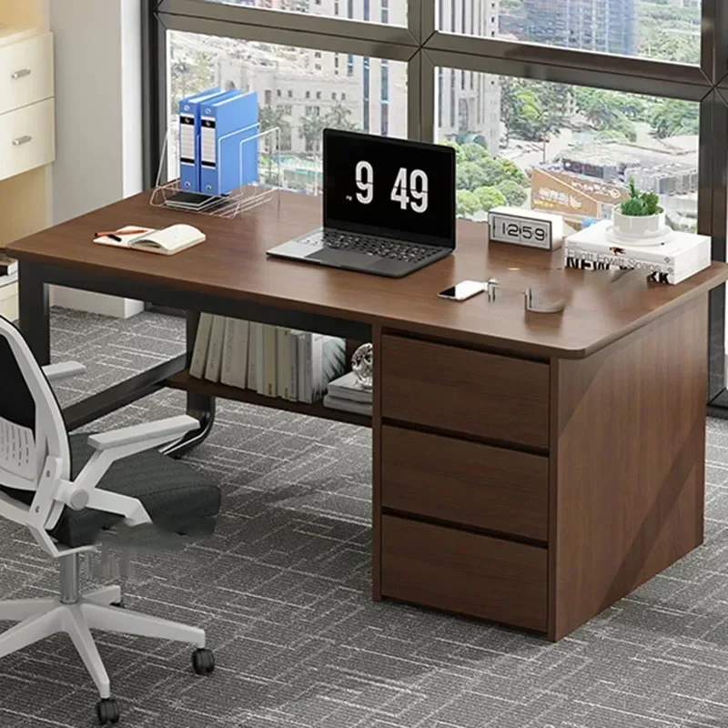 Desk Setup Study - Meja Komputer Eropa dengan Kaki Lantai,