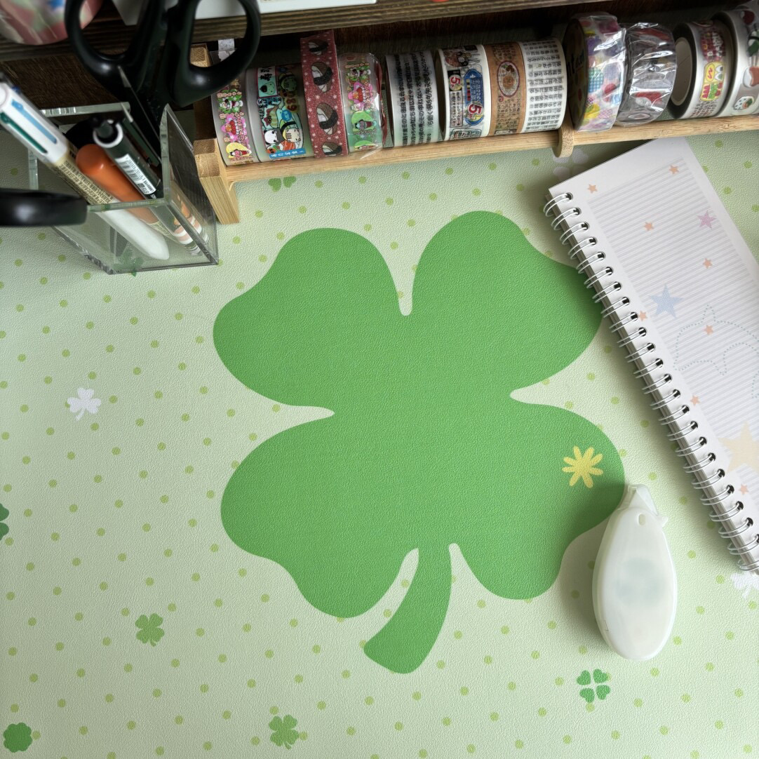 Desk Pad Leather Large - Alas Meja Kulit Pelindung Mata Motif