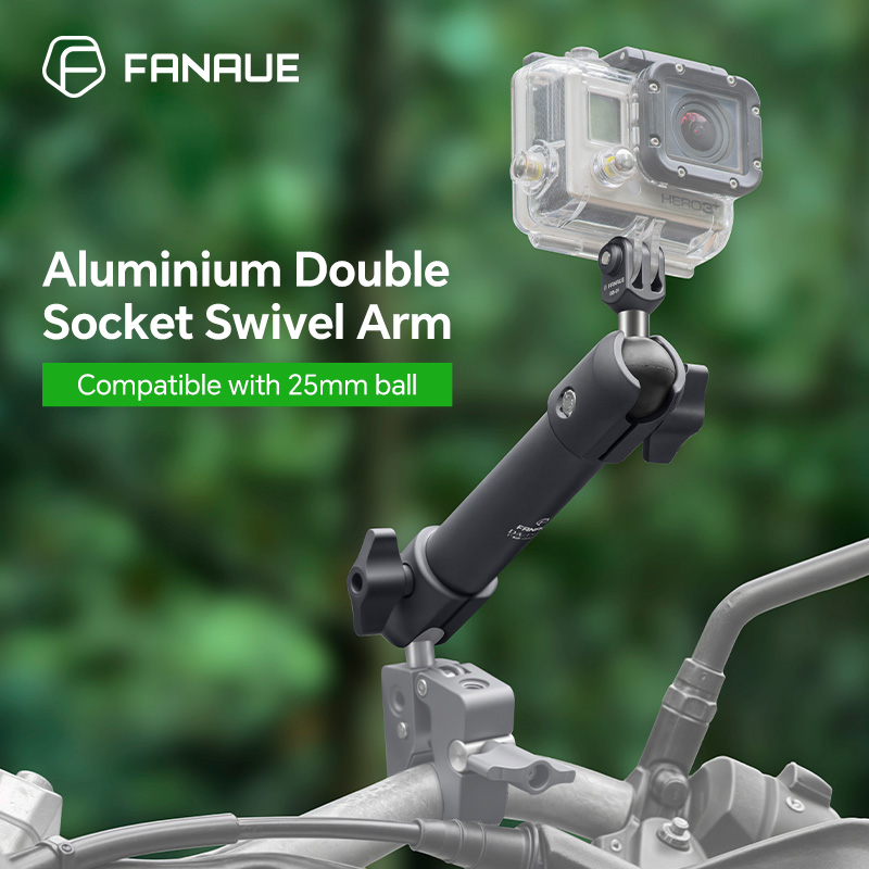 Dual Phone Holder - FANAUE dudukan telepon sepeda motor kepala