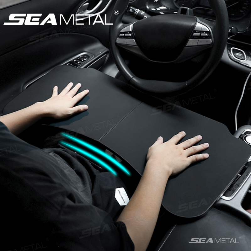 Desk Setup Laptop - SEAMETAL Meja Mobil Sementara untuk Laptop,