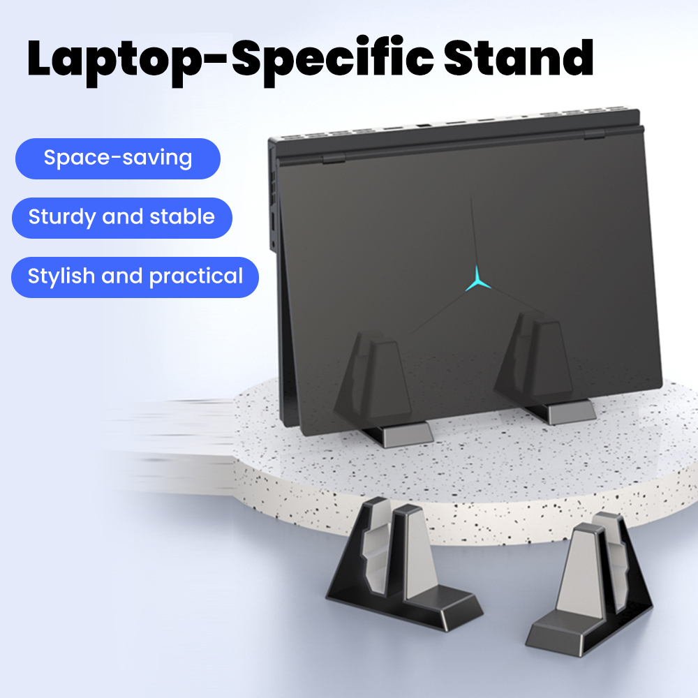 Vertical Laptop Stand - Dudukan Laptop Vertikal Untuk Notebook Kantor,