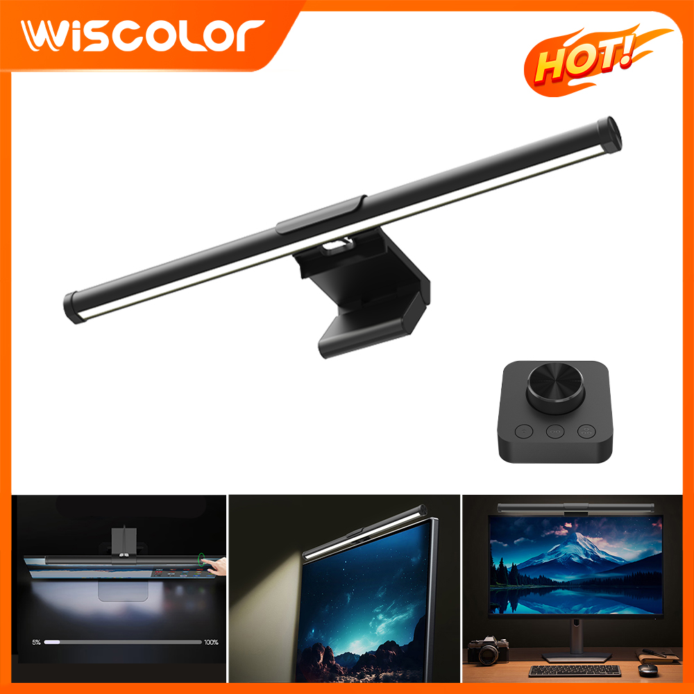 Desk Setup No Monitor - Lampu Monitor RGB Wifi Pintar, Lampu