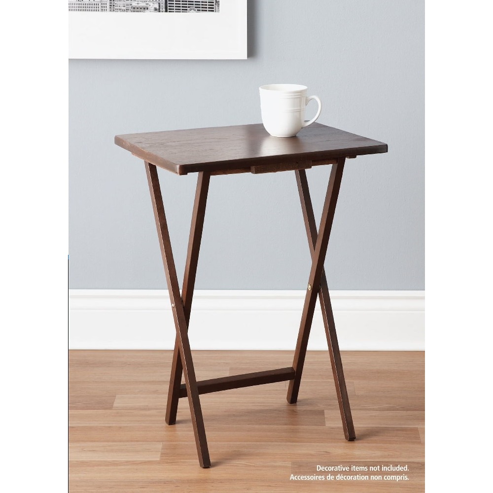 Meja TV Lipat Kayu Rubberwood  - Desk Setup Laptop ulasan dan harga