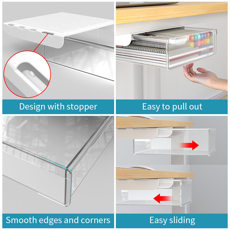 Sistem Laci Tersembunyi di Baw - Desk Setup Study ulasan dan harga