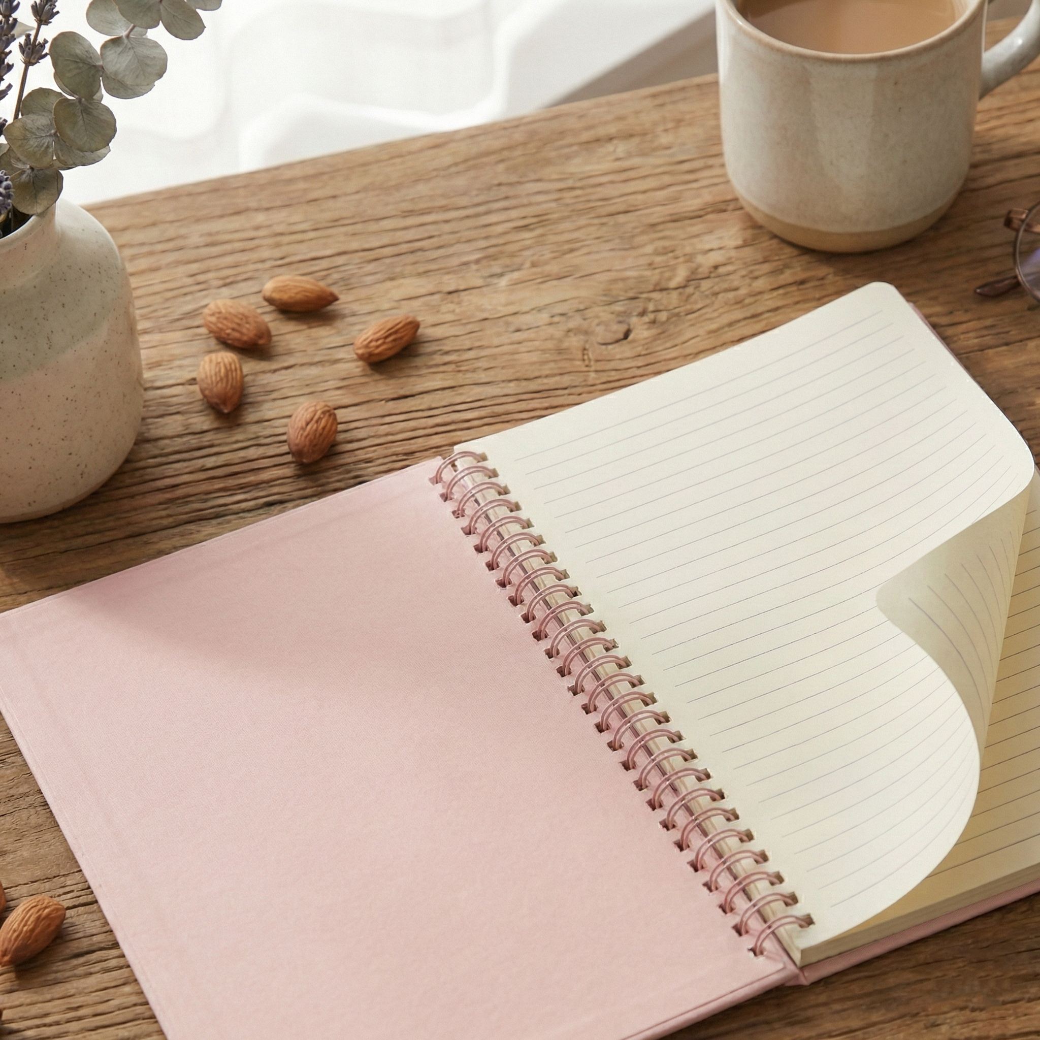 Buku Catatan Spiral Pink denga - Vertical Laptop Stand ulasan dan harga