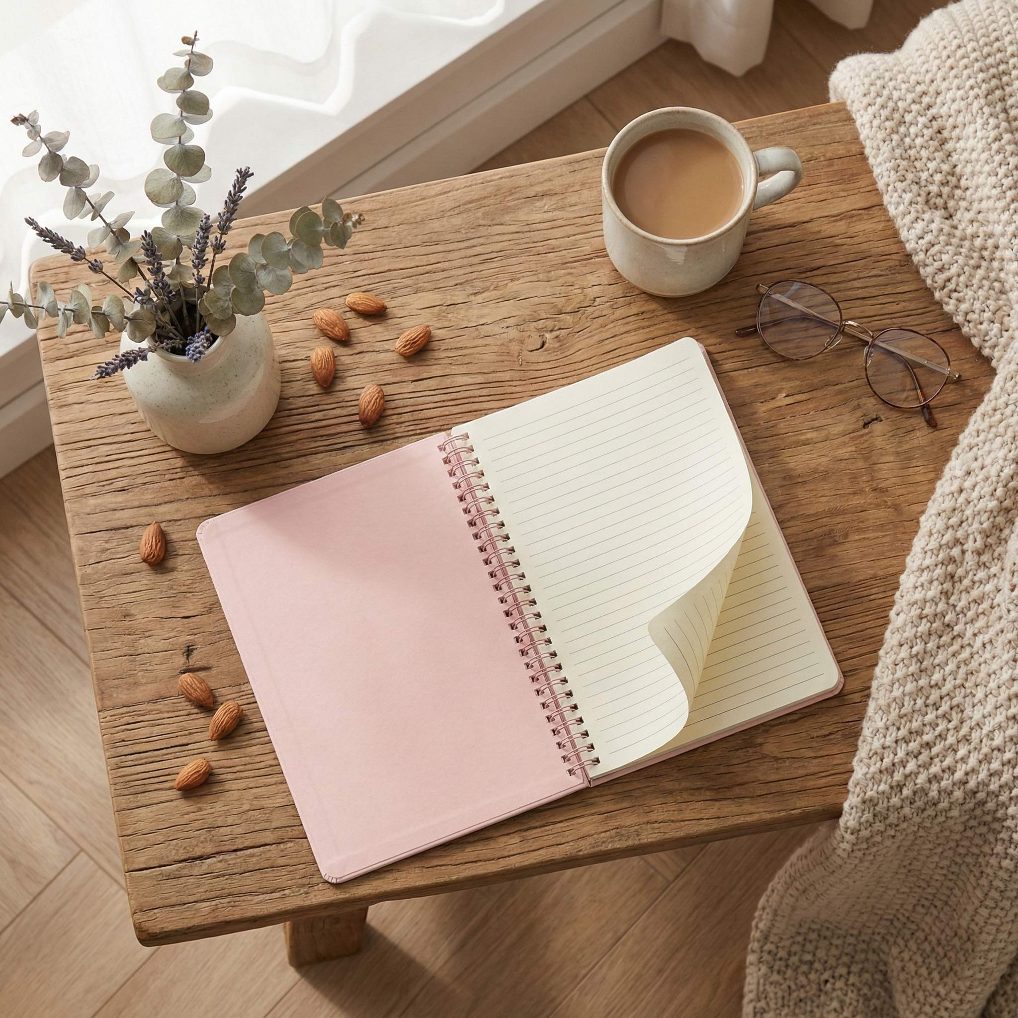 Buku Catatan Spiral Pink denga - Vertical Laptop Stand ulasan dan harga