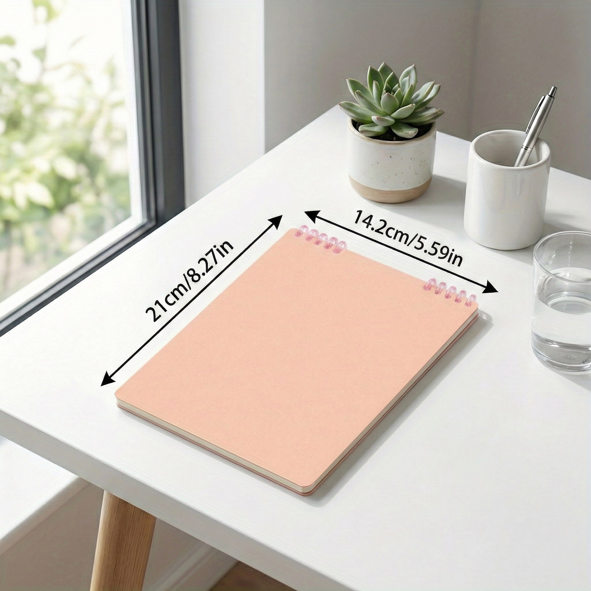 Buku Catatan Spiral Pink denga - Vertical Laptop Stand ulasan dan harga