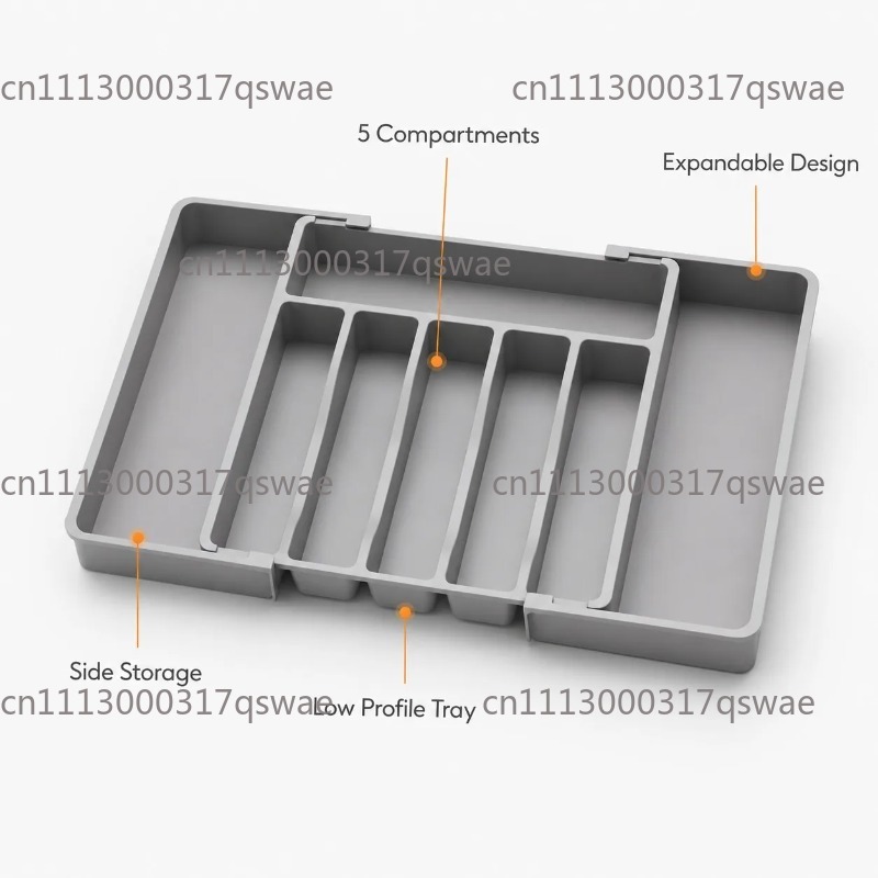 Organizer Peralatan Makan Plas - Drawer Organizer Bamboo ulasan dan harga