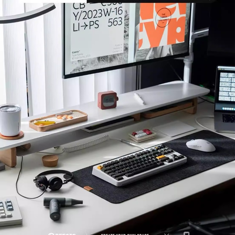 Rak Monitor Komputer Organizer - Desk Setup Laptop And Monitor ulasan dan harga