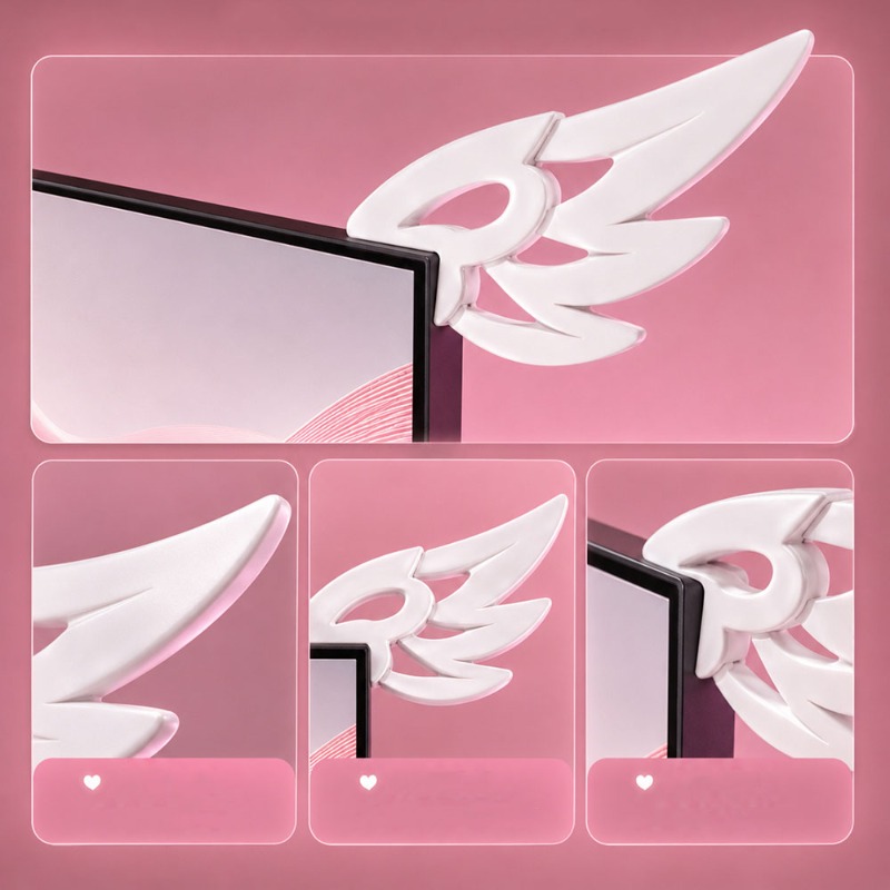 Dekorasi Sayap 3D Kawaii untuk - Desk Setup No Monitor ulasan dan harga