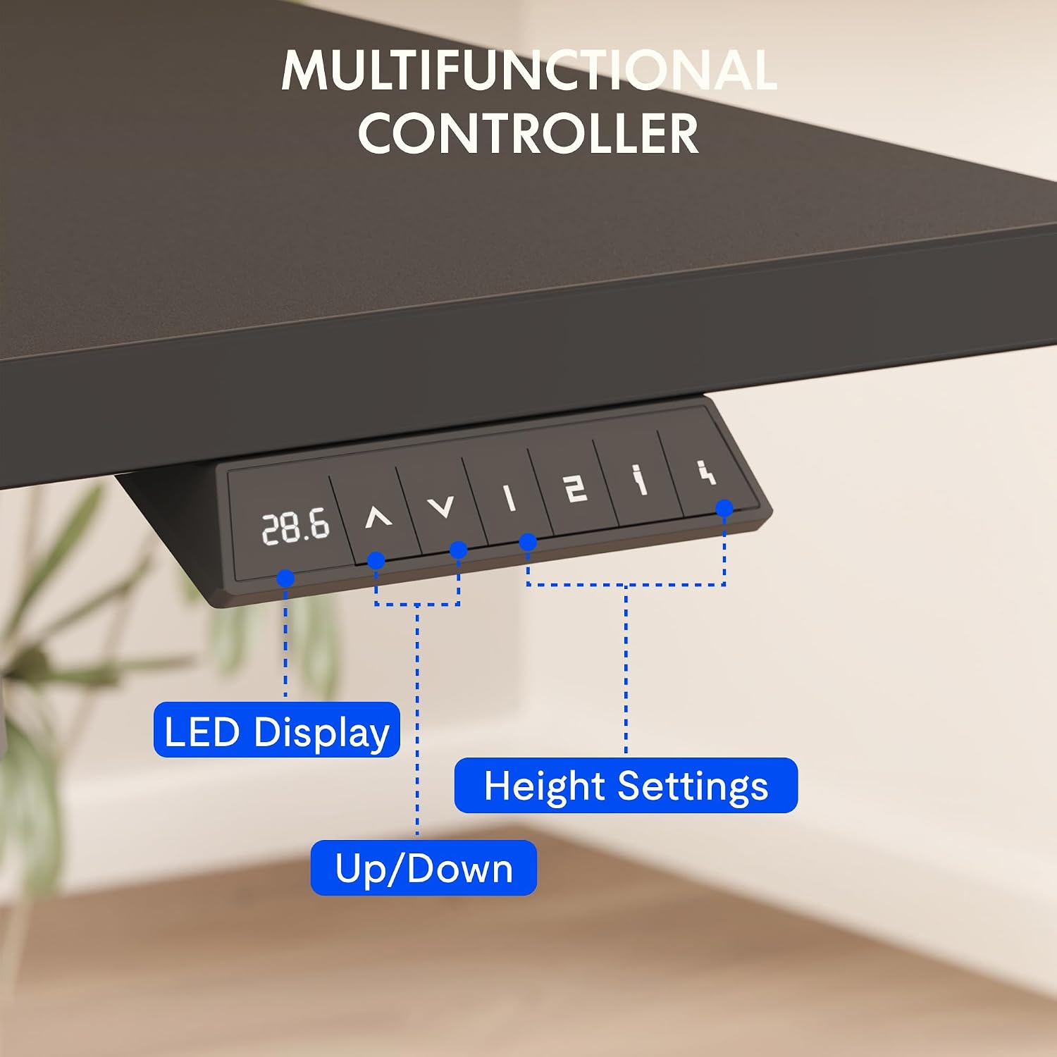 FLEXISPOT Meja Berdiri Elektri - Desk Setup Black And Wood ulasan dan harga