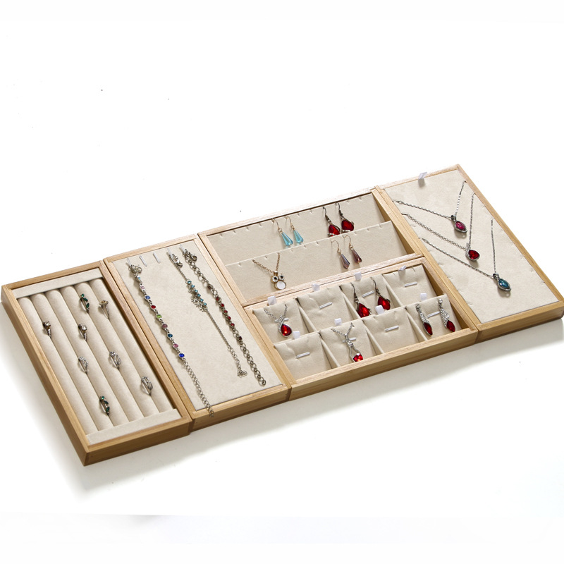 Rak Display perhiasan cincin k - Drawer Organizer Bamboo ulasan dan harga