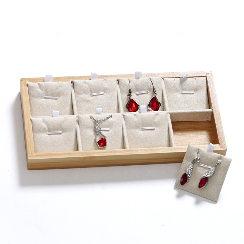 Rak Display perhiasan cincin k - Drawer Organizer Bamboo ulasan dan harga