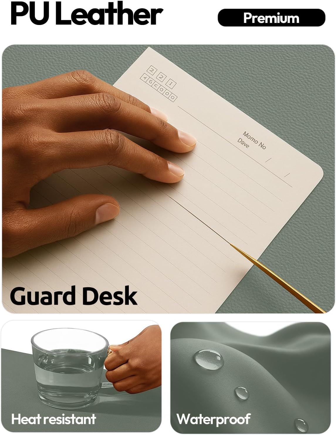 Pelindung Alas Meja Kulit, Ala - Desk Pad Leather Large ulasan dan harga