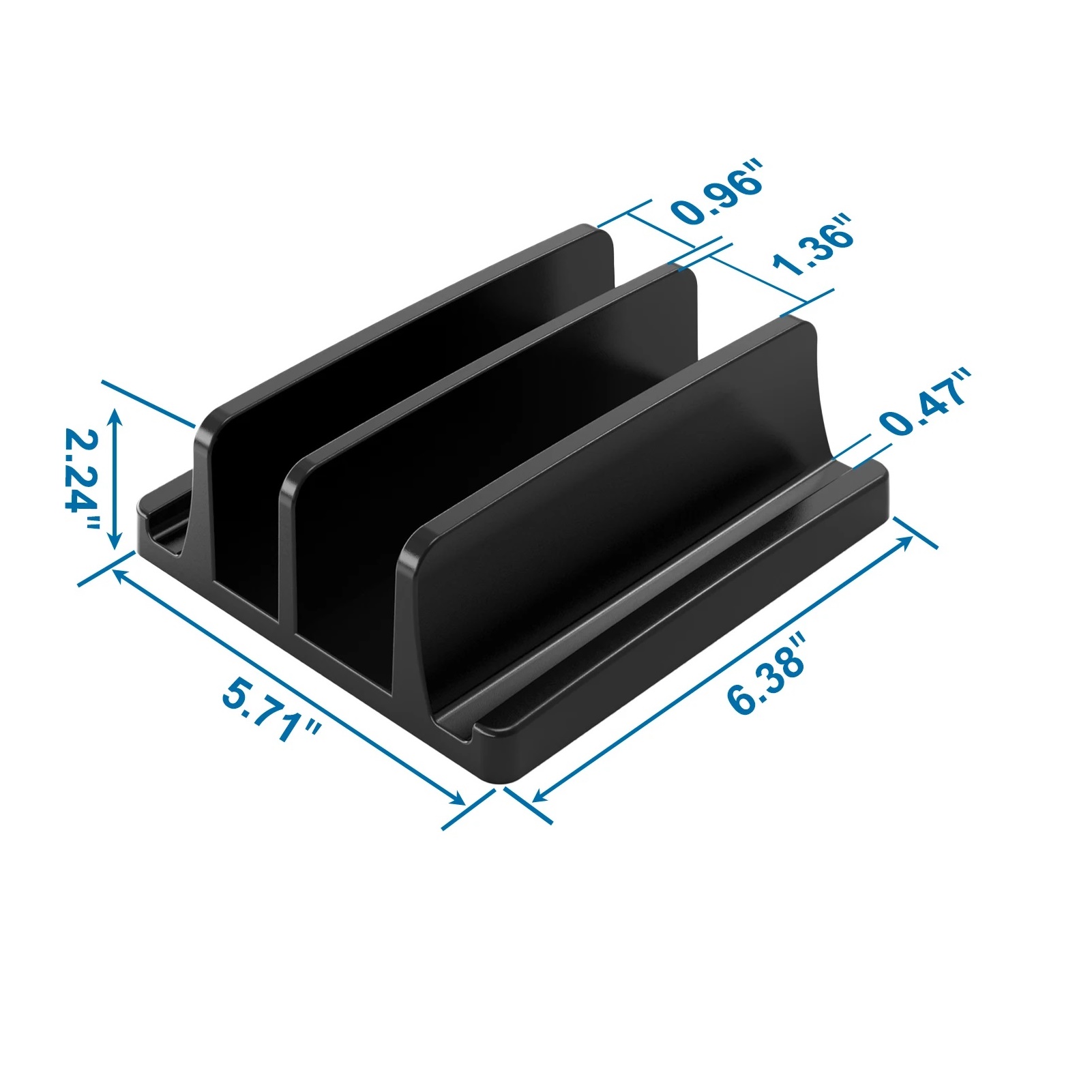 Dudukan laptop, rak penyimpana - Vertical Laptop Stand ulasan dan harga