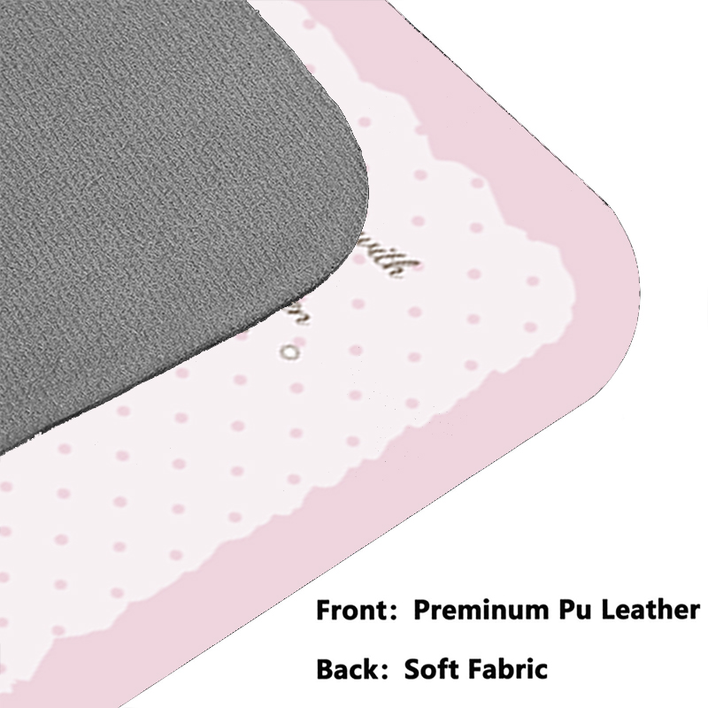 Alas Meja Kulit Motif Polkadot - Desk Pad Leather Large ulasan dan harga
