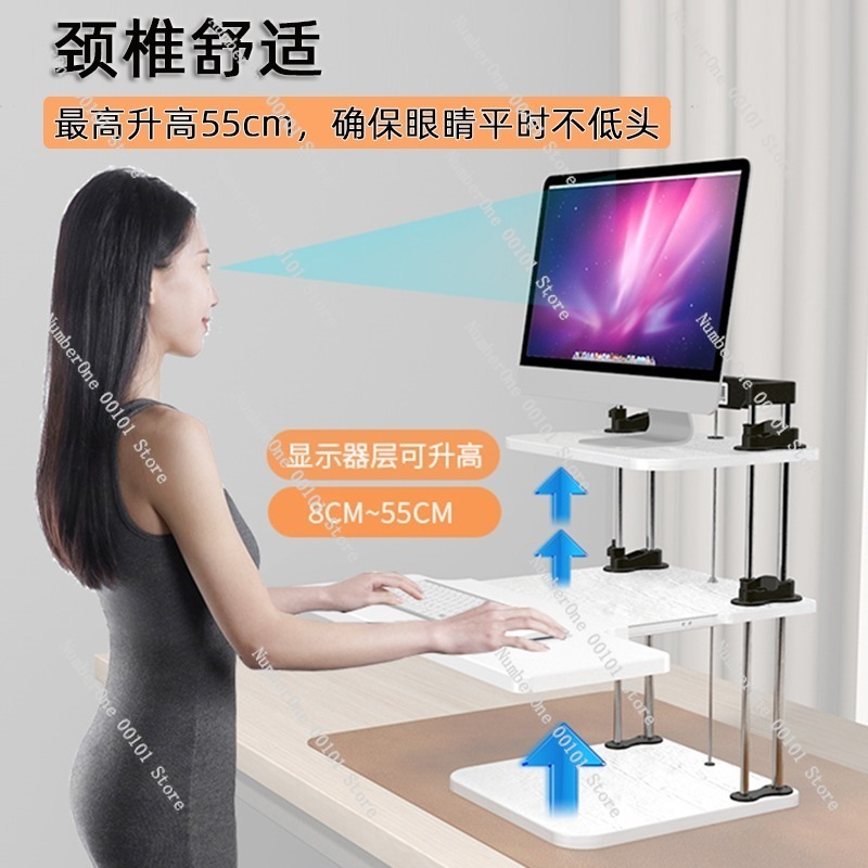 Konverter Meja Berdiri yang Da - Desk Setup Laptop And Monitor ulasan dan harga