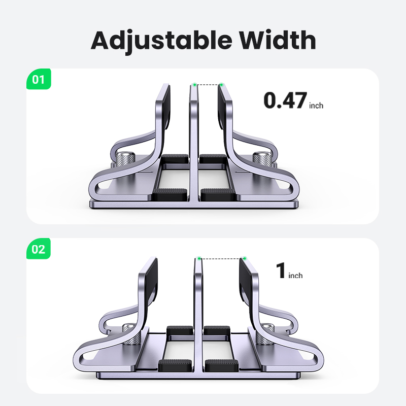 UGREEN Stand Holder Laptop Ver - Vertical Laptop Stand ulasan dan harga