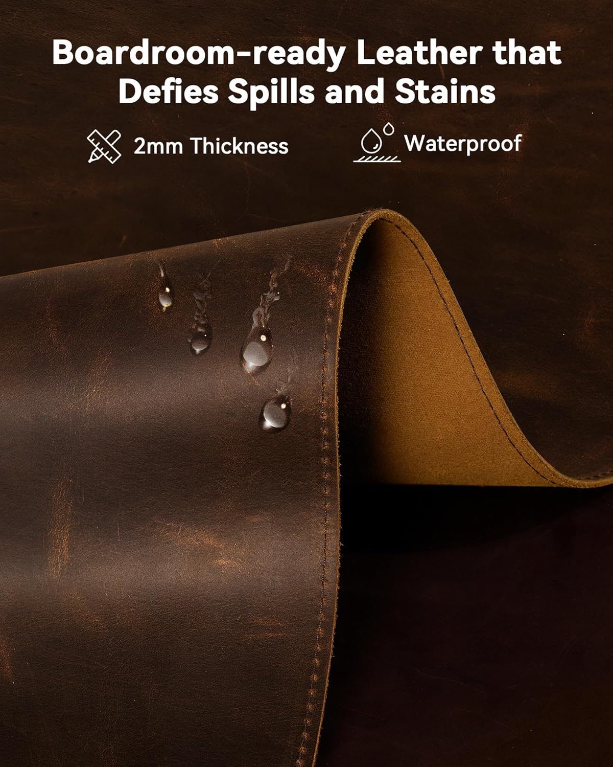 Alas Meja Kulit Asli, Penutup  - Desk Pad Leather Large ulasan dan harga