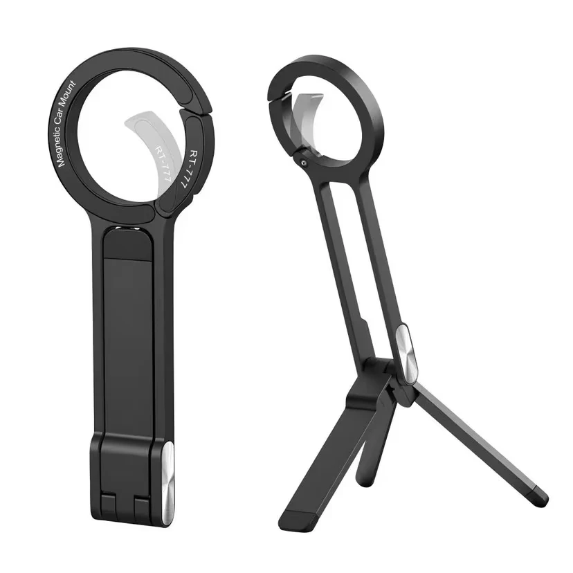 Tripod Ponsel Alloy dengan Car - Dual Phone Holder ulasan dan harga