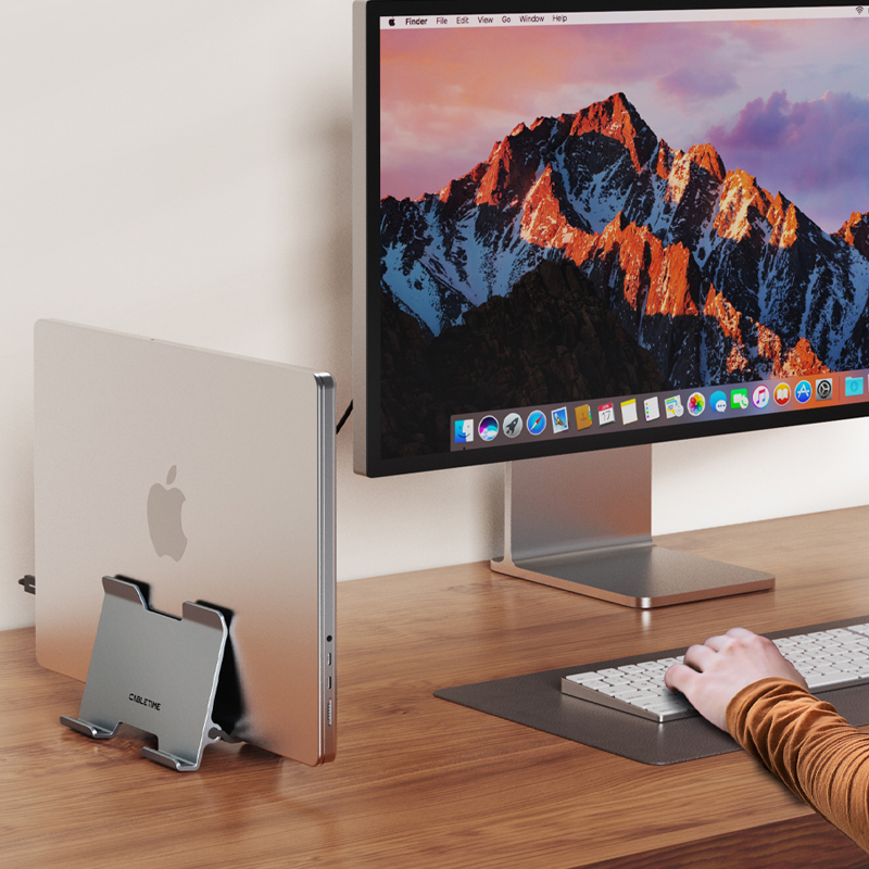 CABLETIME Penyangga Laptop Ver - Vertical Laptop Stand ulasan dan harga