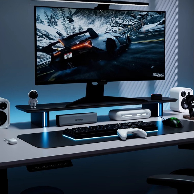 Penyangga Monitor RGB Ergonomi - Desk Setup No Monitor ulasan dan harga