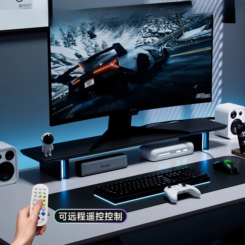 Penyangga Monitor RGB Ergonomi - Desk Setup No Monitor ulasan dan harga