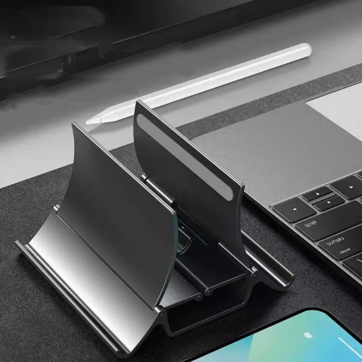 Dudukan Laptop Vertikal Pembua - Vertical Laptop Stand ulasan dan harga