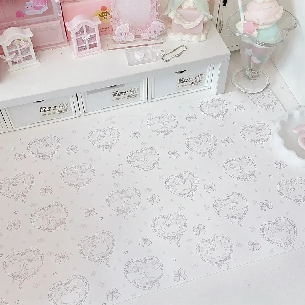 Alas Meja Kulit Motif Kelinci  - Desk Pad Leather Large ulasan dan harga