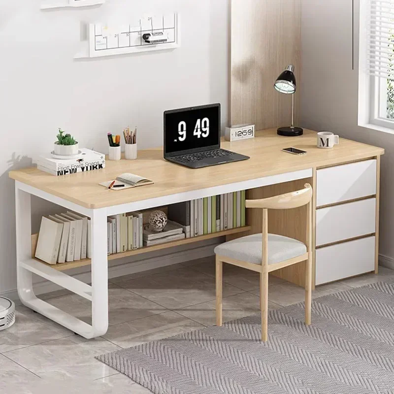 Meja Komputer Eropa dengan Kak - Desk Setup Study ulasan dan harga