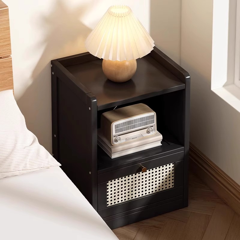 Kabinet Samping Tempat Tidur L - Drawer Organizer Bamboo ulasan dan harga