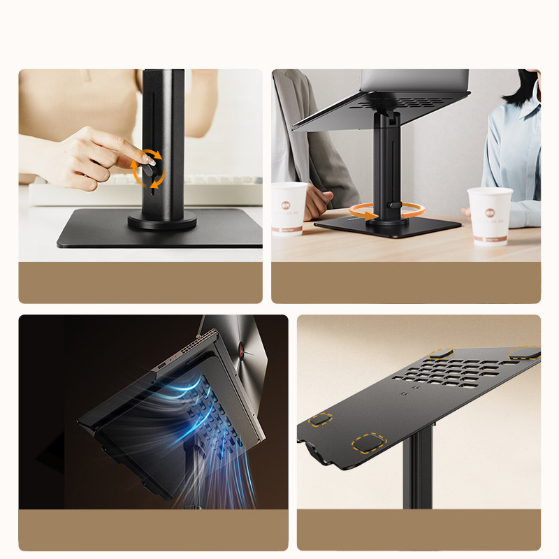Dudukan Laptop Dapat Diputar 3 - Vertical Laptop Stand ulasan dan harga