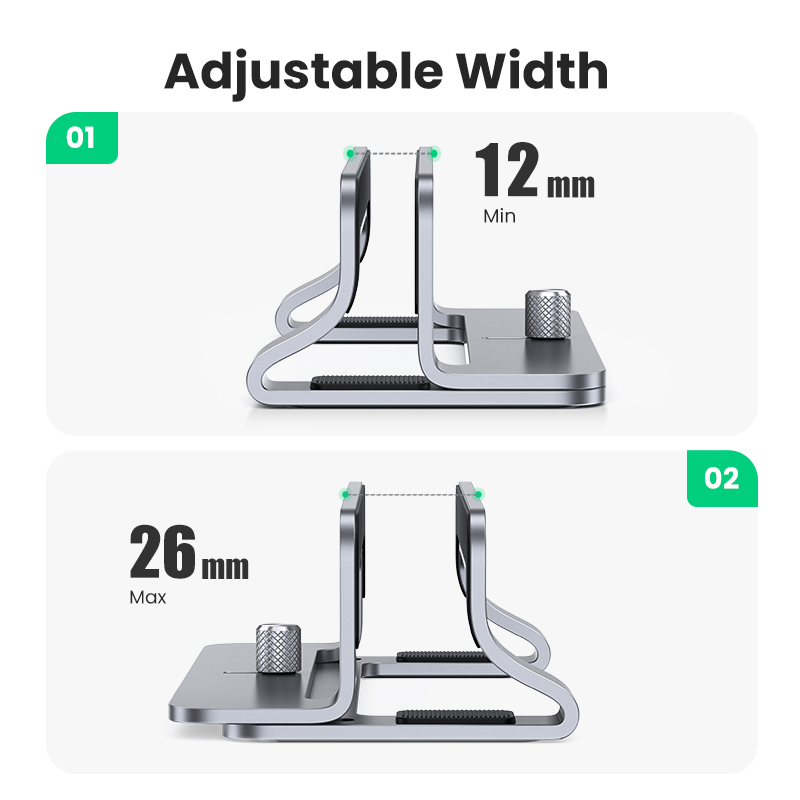 UGREEN penyangga Laptop vertik - Vertical Laptop Stand ulasan dan harga