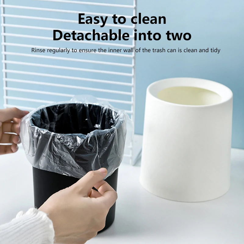 Tempat Sampah Meja Bundar Mini - Desk Setup Study ulasan dan harga