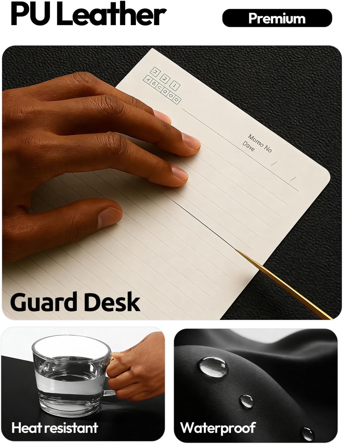 Alas Meja Kulit Besar 23.6x13. - Desk Pad Leather Large ulasan dan harga