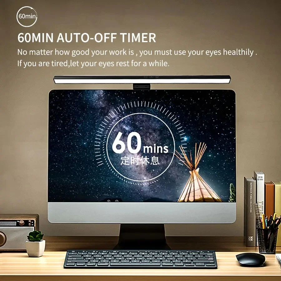 Lampu Meja Baca LED 33cm 50cm, - Desk Setup No Monitor ulasan dan harga