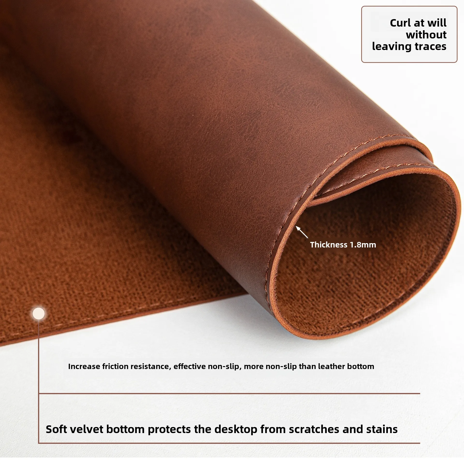 Alas Meja Tahan Air PU Alas Mo - Desk Pad Leather Large ulasan dan harga