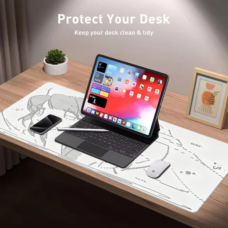 1 Buah Alas Mouse Kulit Anime  - Desk Pad Leather Large ulasan dan harga