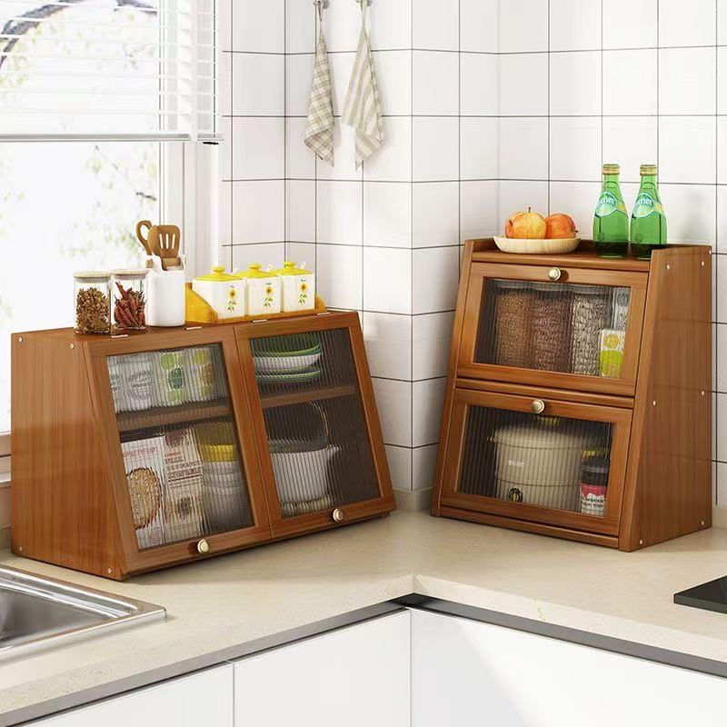 Lemari Penyimpanan Dapur Bambu - Drawer Organizer Bamboo ulasan dan harga